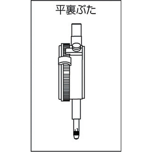 Tecrock Small Dial Gauge Measurement Range 0-10mm TM-35-01F 1 pc