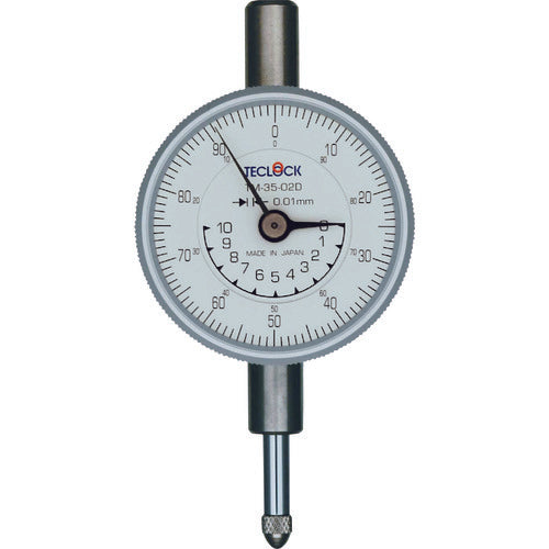 TecLock Small Dial Gauge Measurement Range 0-10mm TM-35-02DF 1 pc