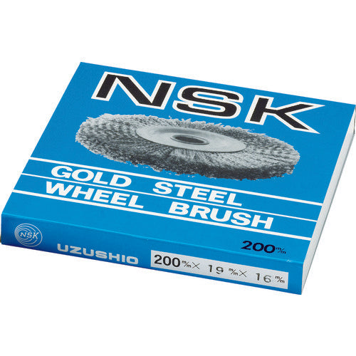 ＮＳＫ　鋼線ゴールドホイールブラシ　W-21　1 個