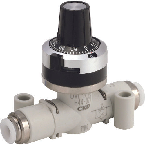 CKD Dial Needle Valve DVL Series DVL-S-06-H44-020 1 pc