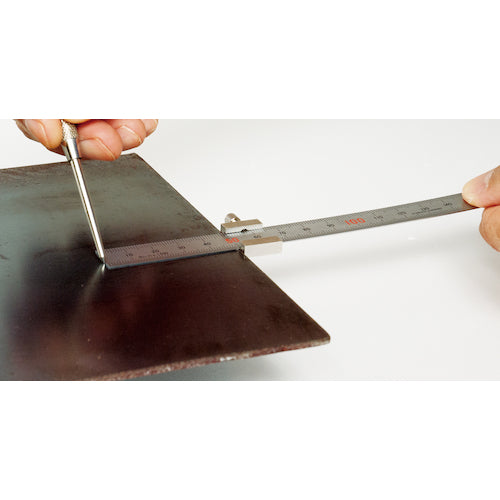 신와 직척 150mm 스토퍼 부착 76751 1개