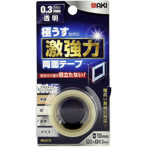 WAKI Ultra-thin, super-strong double-sided tape WKG-310 10x2 WKG310 1 piece