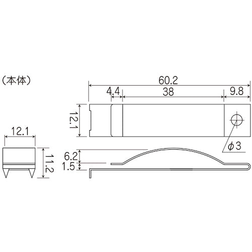 WAKI Swing Door Stopper VB-064 Nickel VB-064 1 piece