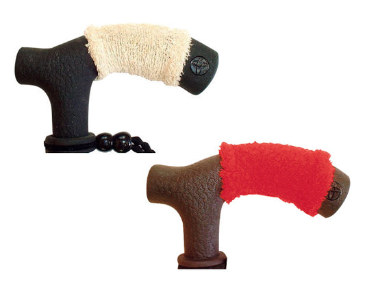 Non-slip grip band "Fuafua" 2 pieces / Beige x Red 1 pair