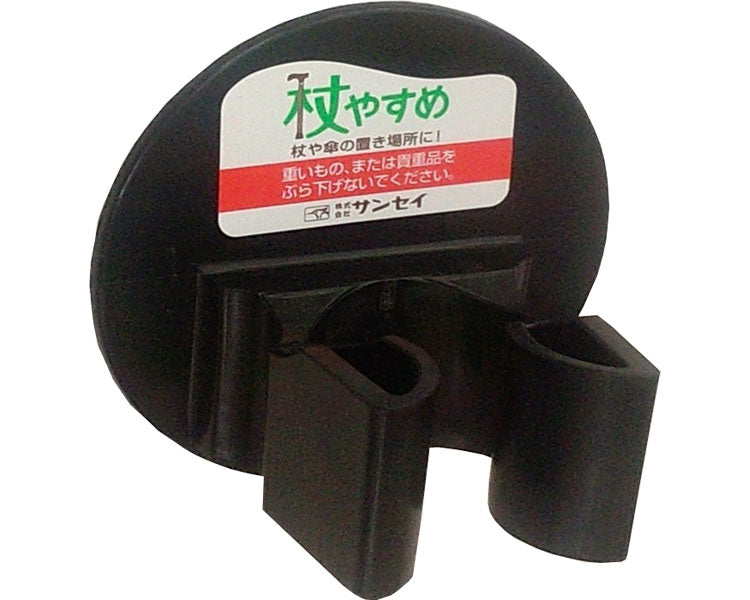 Cane rest L-shaped / tue-L Black 1 piece