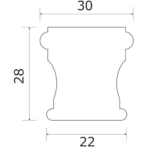ＷＡＫＩ　木製つまみ　ＤＢ　ＴＷ−３３７　TW-337　1 個