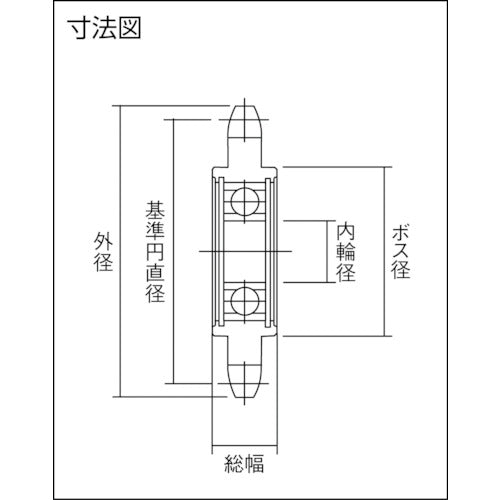 ＫＡＮＡ　ステンレスアイドラースプロケット３５　SUSID35C16D10　1 個