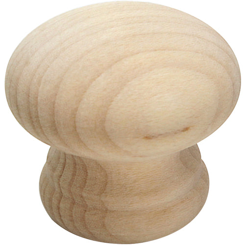 ＷＡＫＩ　木製つまみ　木地　ＴＷ−３０３　２８ＭＭ　TW-303　1 個