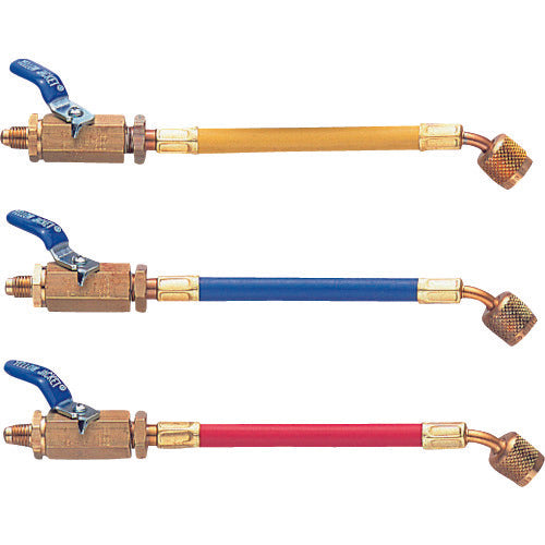 Yellow Jacket 1/4 BV Hose Male (with BV) x Female Yellow Y25002 1 S