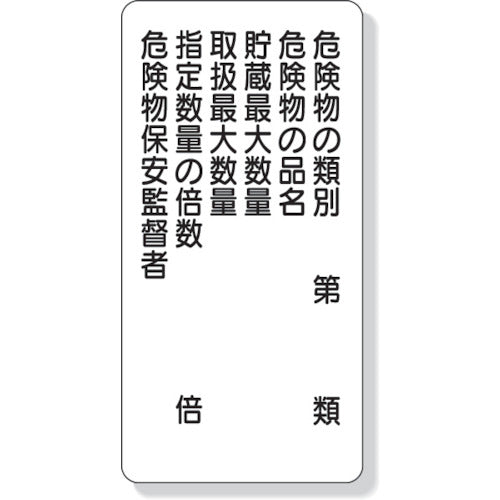 Unit Hazardous Materials Sign Hazardous Materials Classification 319-09 1 sheet
