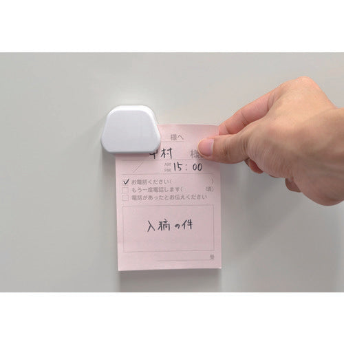 마그엑스 마그넷식 클립 마그넷 페이퍼 홀더 화이트 세로 43×가로 44 mm MPHX-W 1개