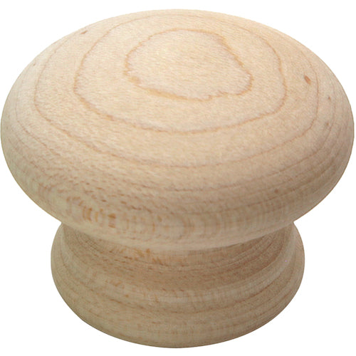 ＷＡＫＩ　木製つまみ　木地　ＴＷ−３０２　４０ＭＭ　TW-302　1 個