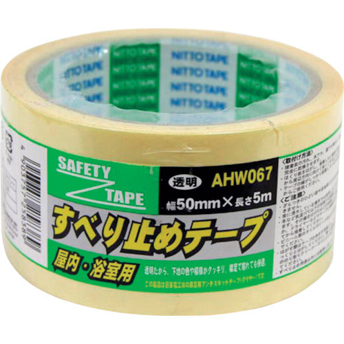 ＷＡＫＩ　屋内用すべり止テープ　ＡＨＷ０６７　５０Ｘ５Ｍ　トウメイ　AHW067　1 個