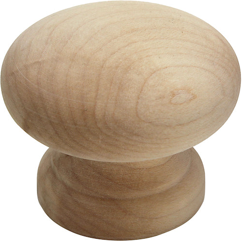 ＷＡＫＩ　木製つまみ　木地　ＴＷ−３０１　４５ＭＭ　TW-301　1 個