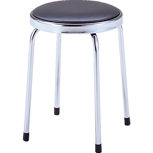 NORITZ Swivel Stool with Vinyl Sheet, Dark Gray, T-691C DGL, 1 Piece