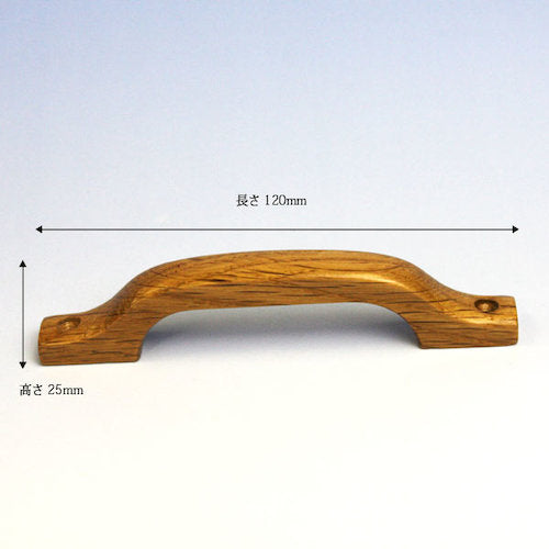 ＷＡＫＩ　木製ハンドル　ＴＷ−３８８　１２０ｍｍ　クリヤー　TW-388　1 個