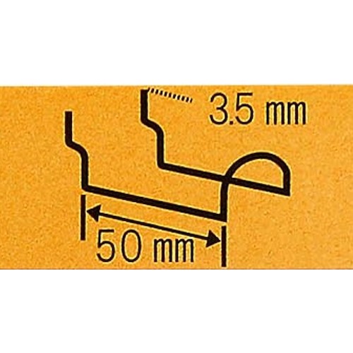 ＷＡＫＩ　ボードフックダブル　ＡＮＢ−０１４　５０ｍｍステン　２本入り　ANB-014　1 PK