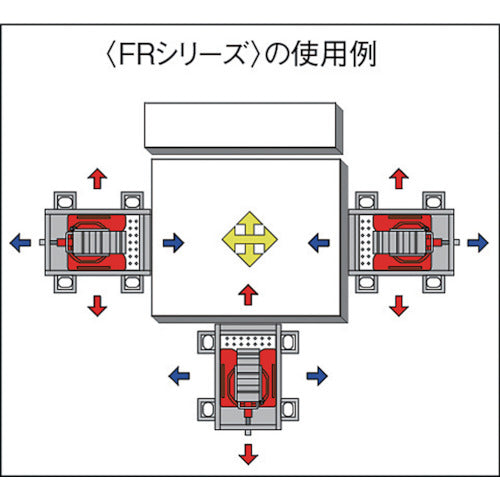 イーグル　ローラー送り台タイプ爪つきジャッキ　前後左右送り台・安全弁付　３ｔ　FR-60TL　1 台