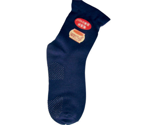 Socks that can be put on with one hand, wool blend, with anti-slip properties, for men / 552S 25-27cm, Con, 1 pair