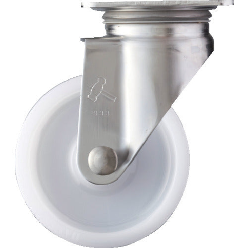 ハンマー　Ｓシリーズオールステンレス　旋回式ナイロン車輪　１２５ｍｍ　320S-N125　1 個