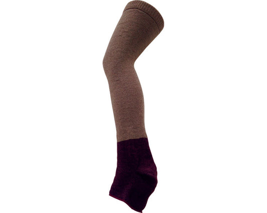 Caregiver's Loose Cover Socks, Open Toe, 2 Pairs / 53, Free Size, Beige, 1 Pair