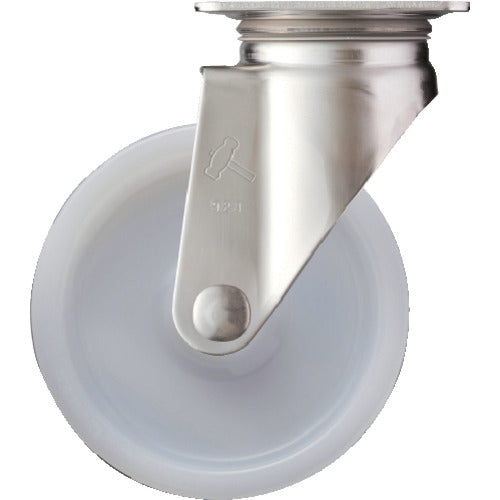 ハンマー　Ｓシリーズオールステンレス　旋回式ナイロン車輪　１５０ｍｍ　320S-N150　1 個