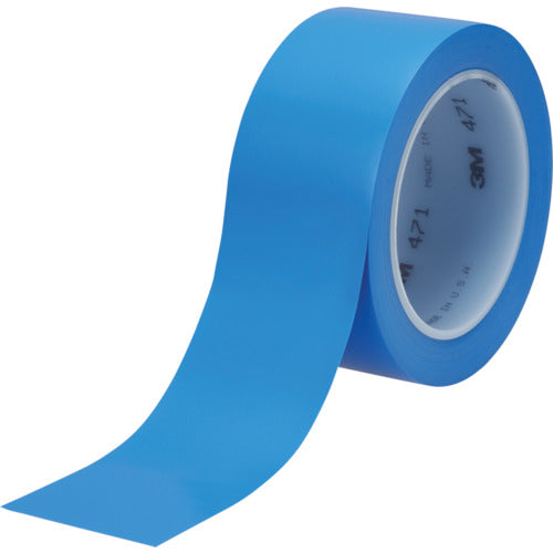 ３Ｍ　高機能ラインテープ　４７１　青　５０ｍｍＸ１８．２ｍ　Ｒ　471 BLU 50X18 R　1 巻
