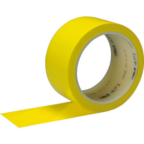 3M High Performance Line Tape 471 Yellow 50mm x 18.2m R 471 YEL 50X18 R 1 roll