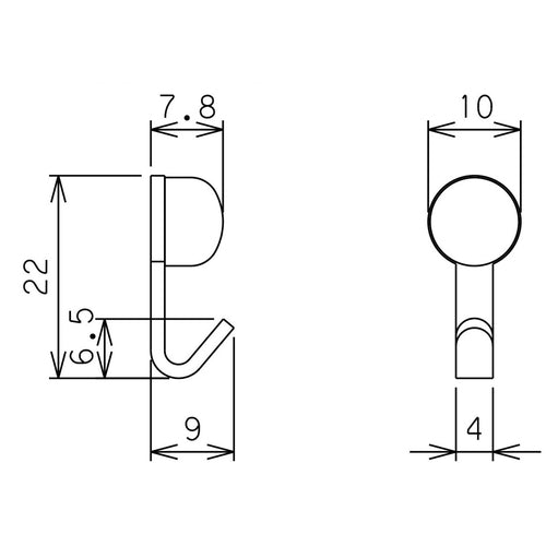 ＷＡＫＩ　Ｊフック徳用ミニ　ＷＮＰ−Ｍ　１１セット入り　WNP-M　1 PK