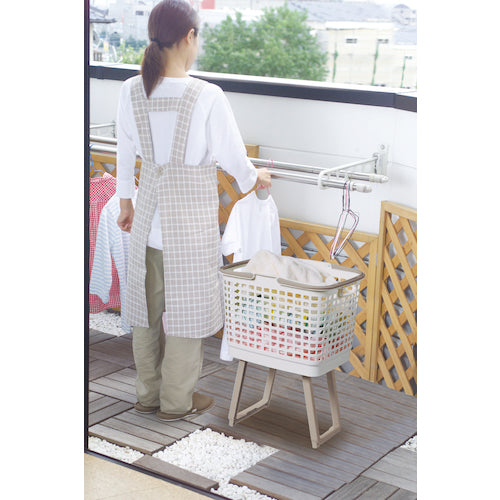 Himalaya Chemical Waist-Comfortable Basket 1561 White Gray 445 x 315 x 305 156147 1 pc