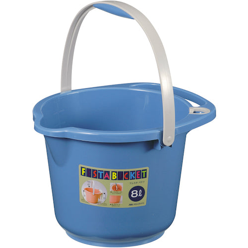 ヒマラヤ化学　フェスタ　バケツ　６０３１　８型　ブルー　012375　1 個