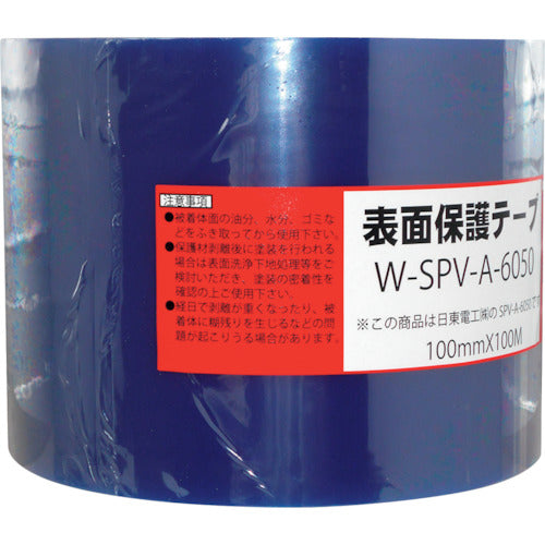 ＷＡＫＩ　表面保護テープ　Ｗ−ＳＰＶ−Ａ６０５０　１００ｘ１００　W-SPV-A6050-100X100　1 個