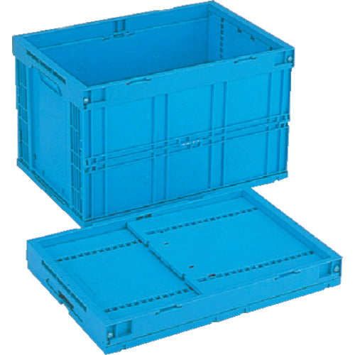 リス　ＣＢ型折りたたみコンテナ　４５０１３１　ＣＢ−Ｓ９５ＡＳ　青　CB-S95AS　1 個