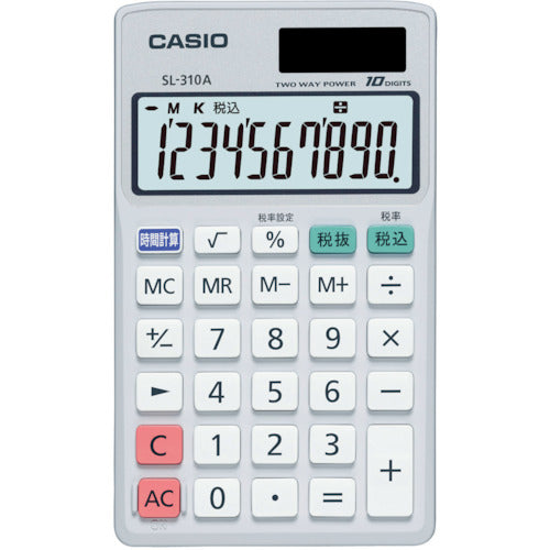 Casio Pocket-type Calculator with 10-digit display SL-310A-N 1 unit