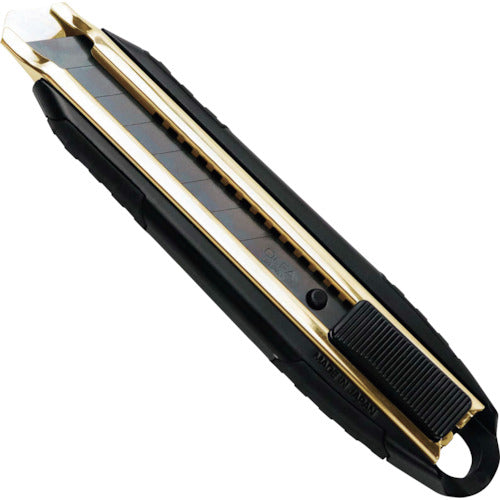 フジ矢　メタルカッターナイフ（黒金）　FK02A-BG　1 本