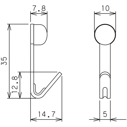 ＷＡＫＩ　Ｊフック徳用シングル　ＷＮＰ−Ｓ　１１セット入り　WNP-S　1 PK