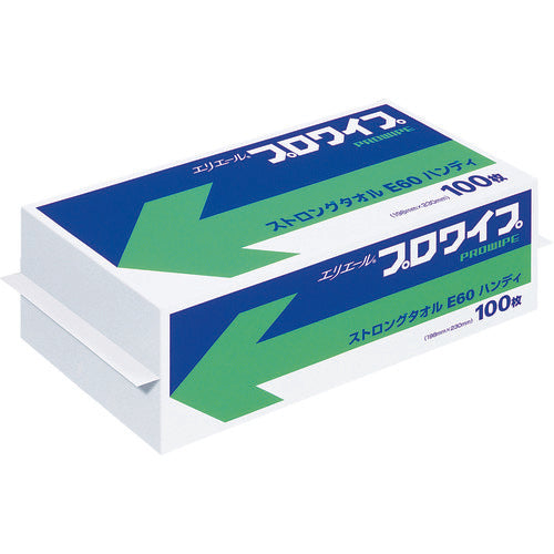 エリエール　プロワイプ　ストロングタオル　Ｅ６０ハンディ１００　１６パック入　623237　1 CS