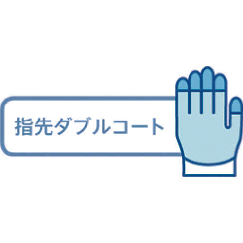 SHOWA Urethane Backless Gloves B0400 Power Fit Gloves White L Size B0400L 1 Pair