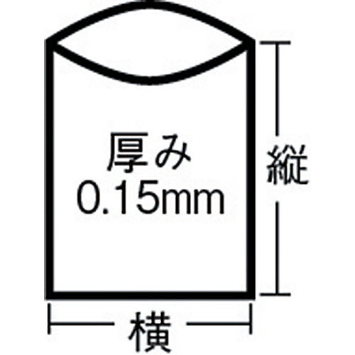 Ｓｈｉｍａｚｕ　アスベスト回収袋　透明中（Ｖ）　（１Ｐｋ（袋）＝５０枚入）　B-2　1 PK