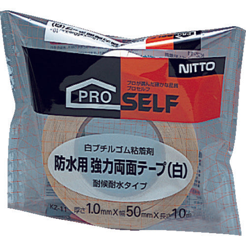 ニトムズ　防水強力両面テープ　白５０Ｘ１０　ＫＺ−１１　J2070　1 巻