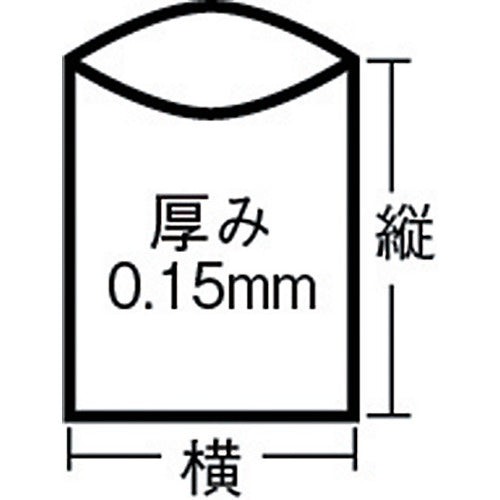 Ｓｈｉｍａｚｕ　アスベスト回収袋　透明に印刷大（Ｖ）　（１Ｐｋ（袋）＝２５枚入）　M-1　1 PK