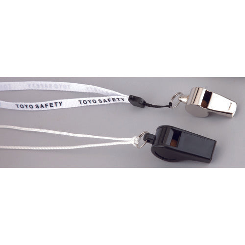 トーヨーセフティ　ホイッスル（プラスチック・大型）黒　NO-22　1 個