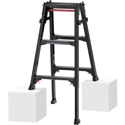 Hasegawa ladder/retractable stepladder (black label) RYZB-09 (10136) RYZB-09 1 unit