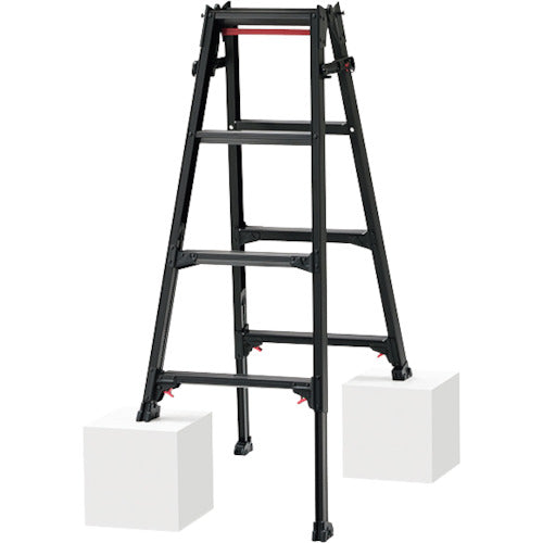Hasegawa ladder/retractable stepladder (black label) RYZB-12 (10137) RYZB-12 1 unit