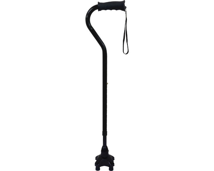 Adjustable 4-pronged cane, offset type / CX-07005 Small base 1 piece