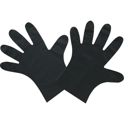 SHOWA Clean Hands Use Gloves 100 pieces S size Black NO847-S 1 box