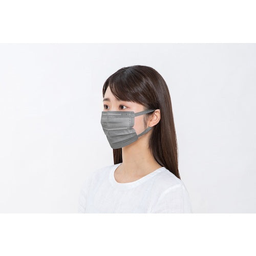 ＩＲＩＳ　２９０４０６　ＤＡＩＬＹ　ＦＩＴ　ＭＡＳＫ　プリーツ　ふつうサイズ　７枚入　グレー　PK-D7LG　1 袋