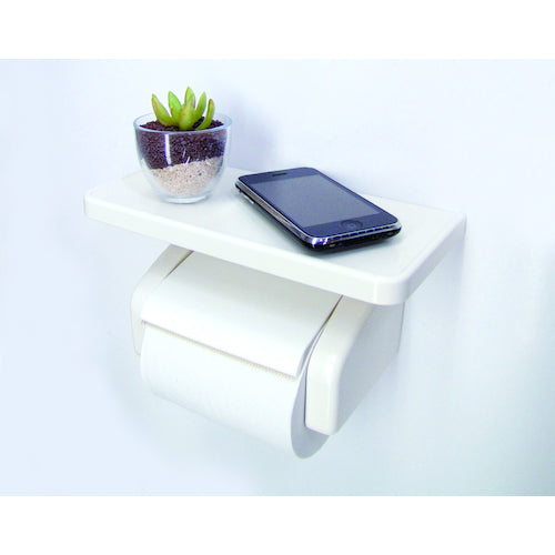 Oka Home Convenience Plan Fillfit One-Touch Paper Holder with Shelf 289554 1 pc