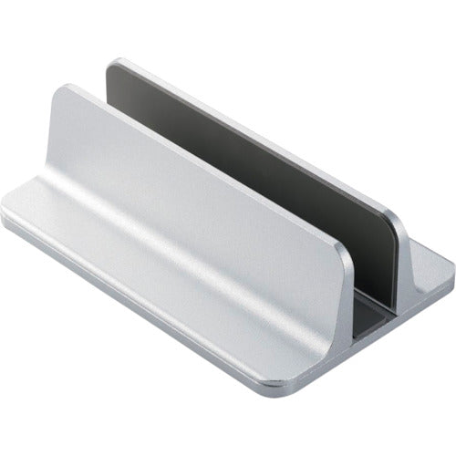 エレコム　ノートＰＣスタンド　縦置き　１台用　シルバー　PCA-LTSV01SV　1 台