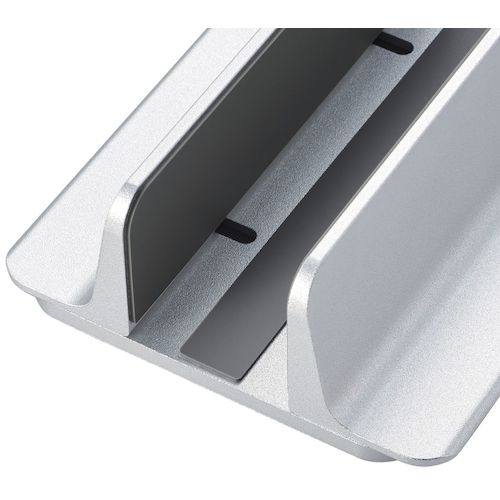 エレコム　ノートＰＣスタンド　縦置き　１台用　シルバー　PCA-LTSV01SV　1 台